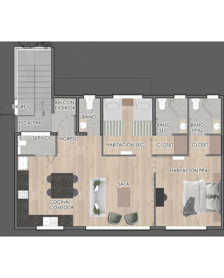 Departamento Loma-bonita * Guadalajara