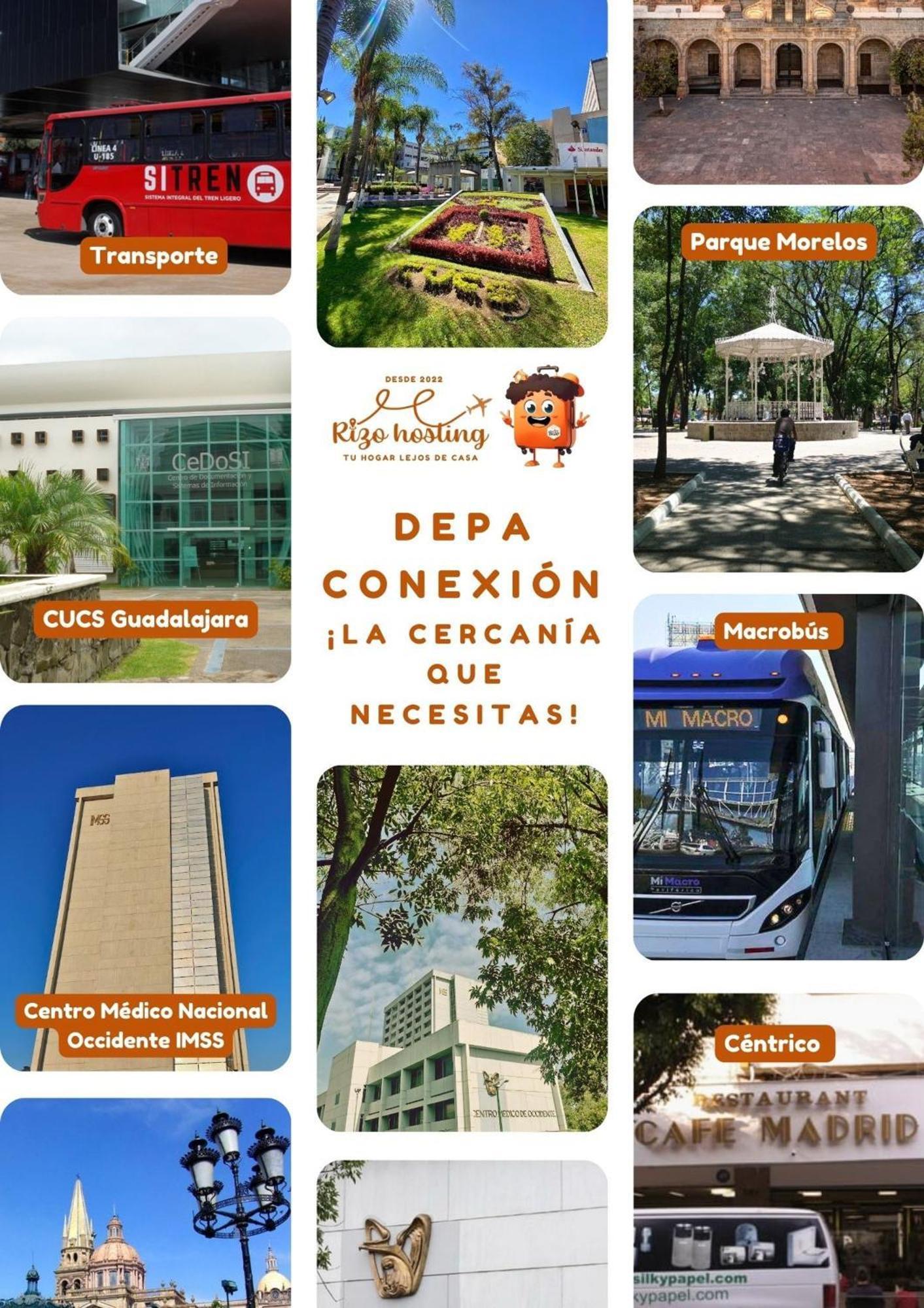 Departamento Centrico Cerca De Imss Hc Vil Y Cucs Apartamento