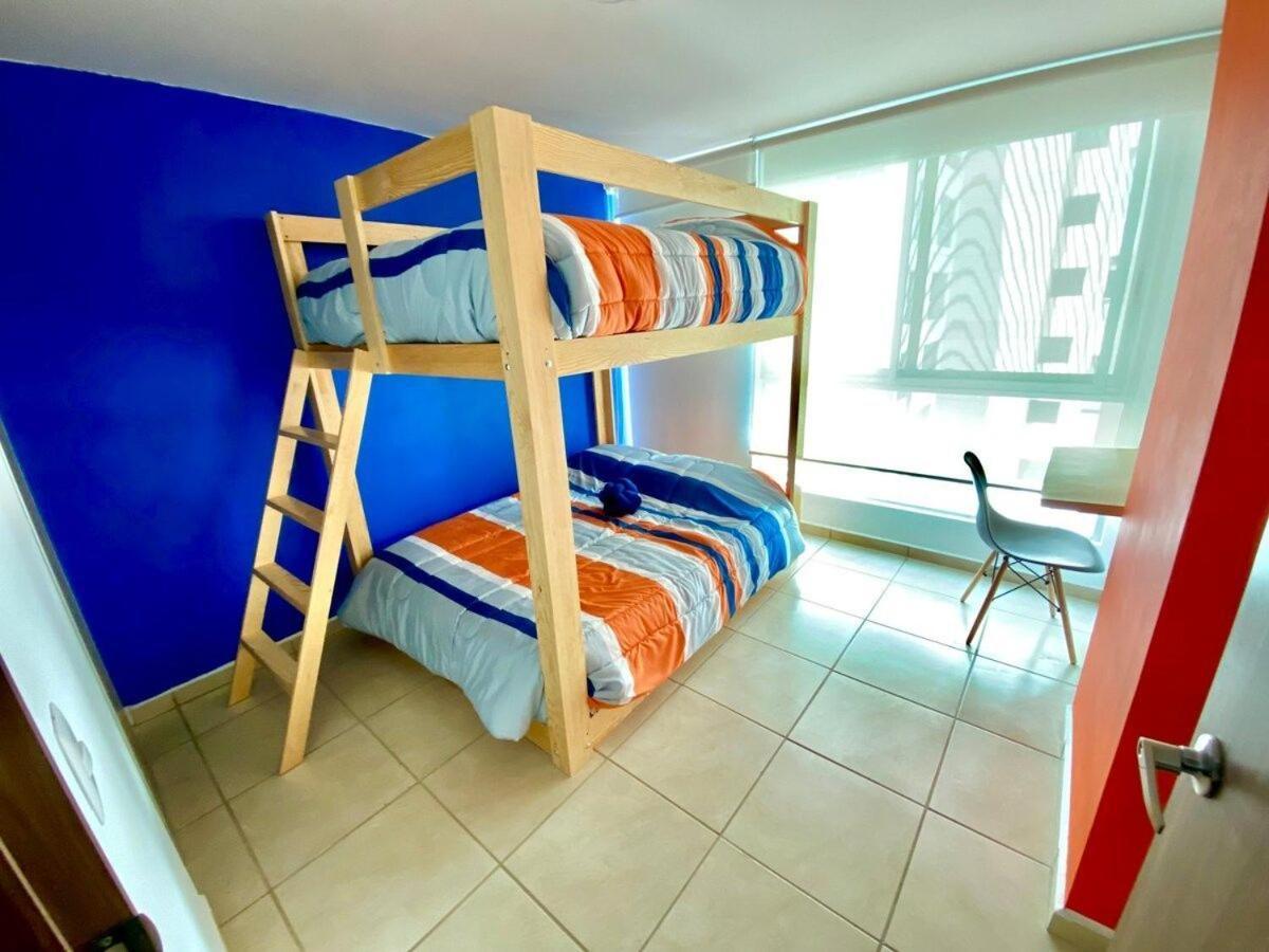 Apartamento 2 Recámaras, Hasta 7 Pax Con Alberca Y Gym