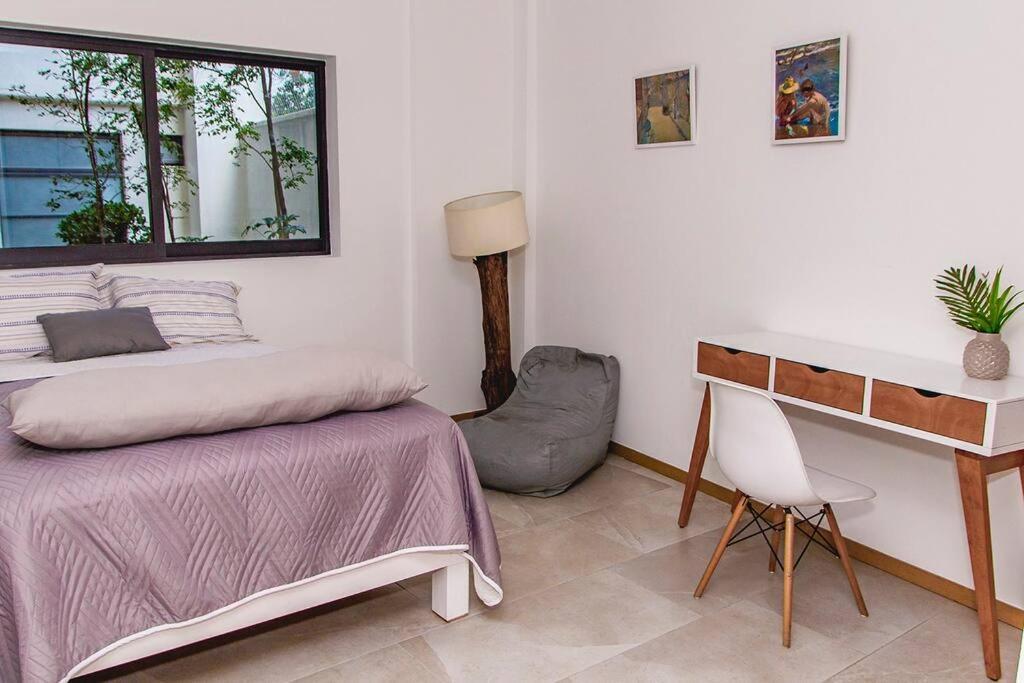 Apartamento 100mb Apt With Rooftop & Swimming Pool Guadalajara