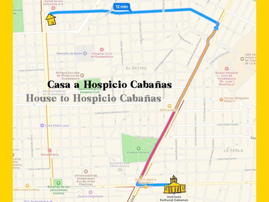 Casa Amarilla Aire Acondicionado En Todas La Areas Guadalajara