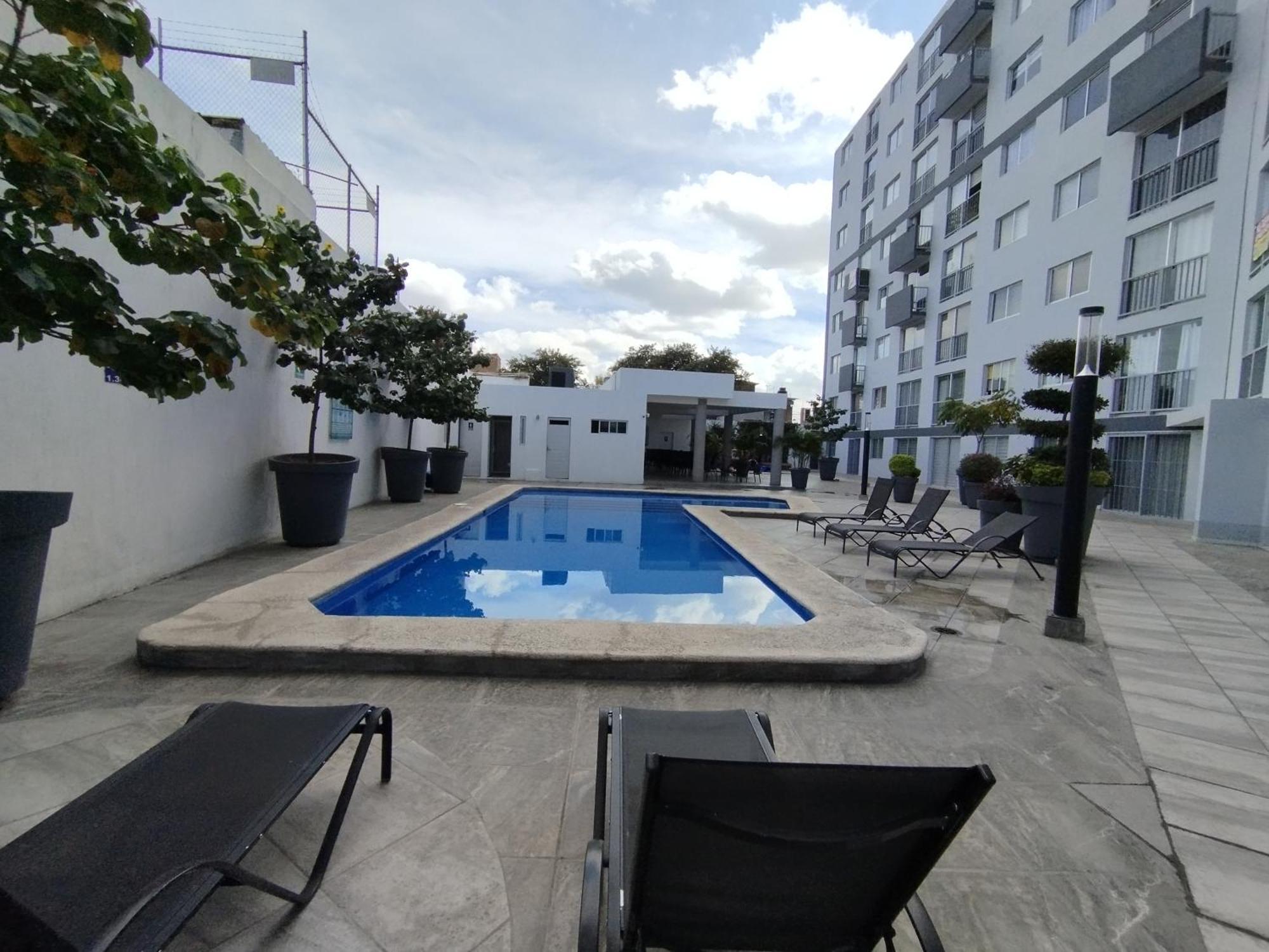 Apartment Centrico Y Estiloso Con Alberca, Ac, Seguridad, Aparcamiento Y Gym Guadalajara