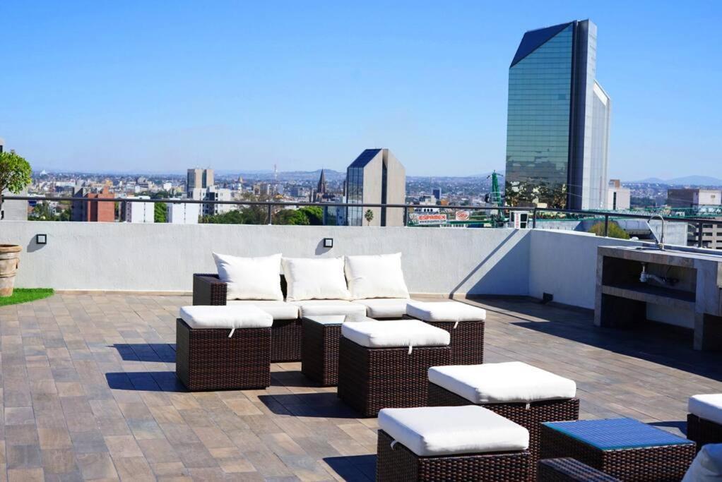 100mb Apt With Rooftop & Swimming Pool Apartamento Guadalajara