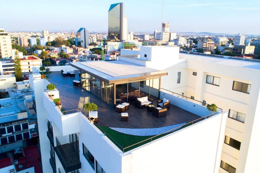 100mb Apt With Rooftop & Swimming Pool Guadalajara