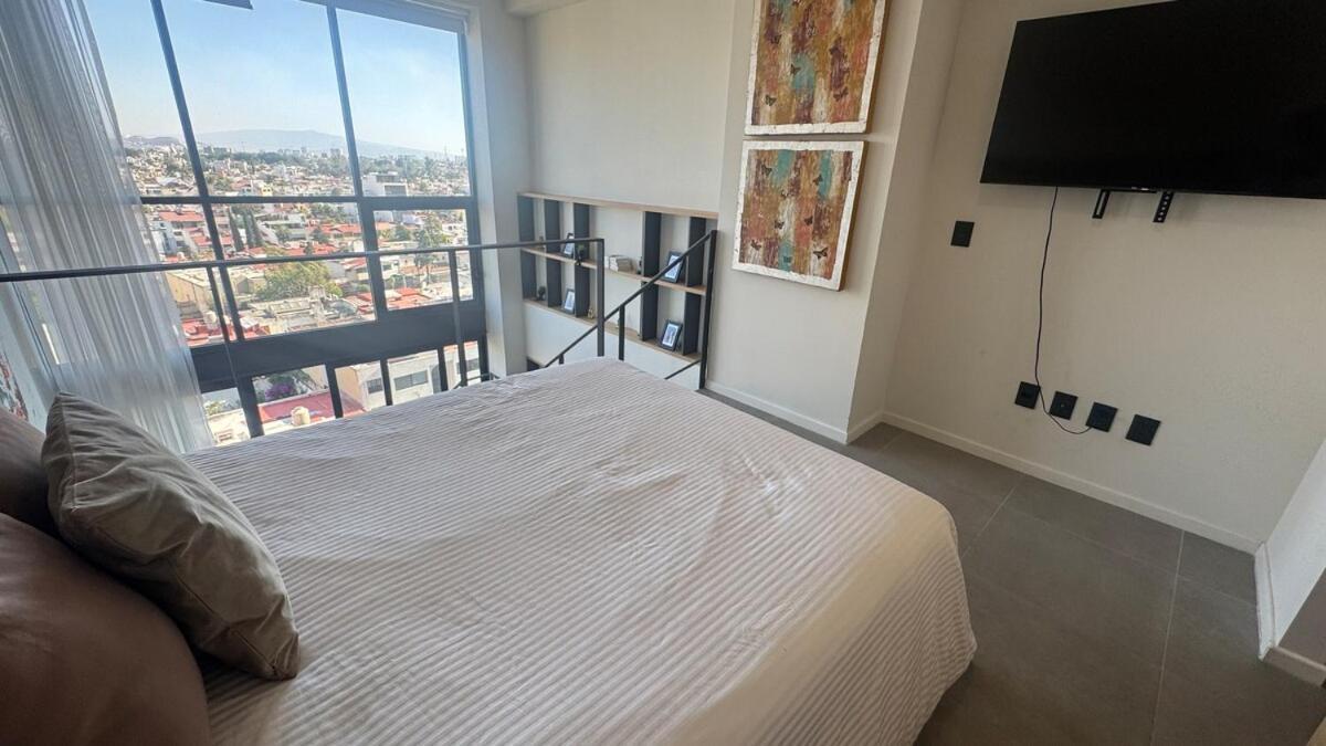 Hermoso Loft Doble Altura, Zona Andares, Alberca Y Gym * Guadalajara
