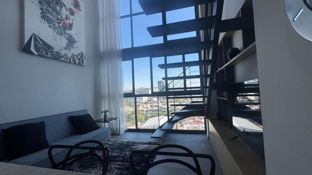 Hermoso Loft Doble Altura, Zona Andares, Alberca Y Gym Apartamento *