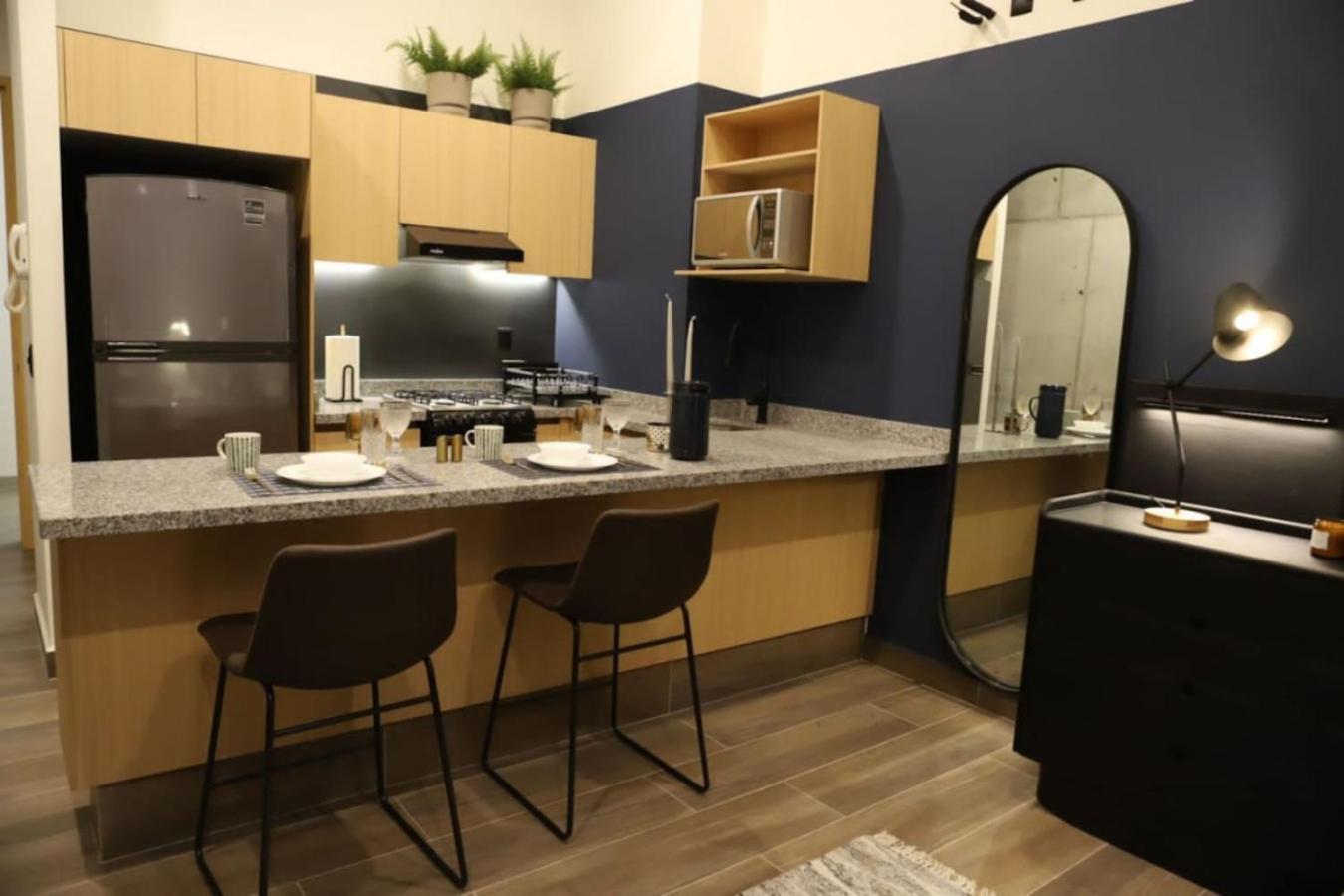 Apartamento Loft Elegante C Patio Cowork Y Terraza 1 Bd P Panamericano By Tribu