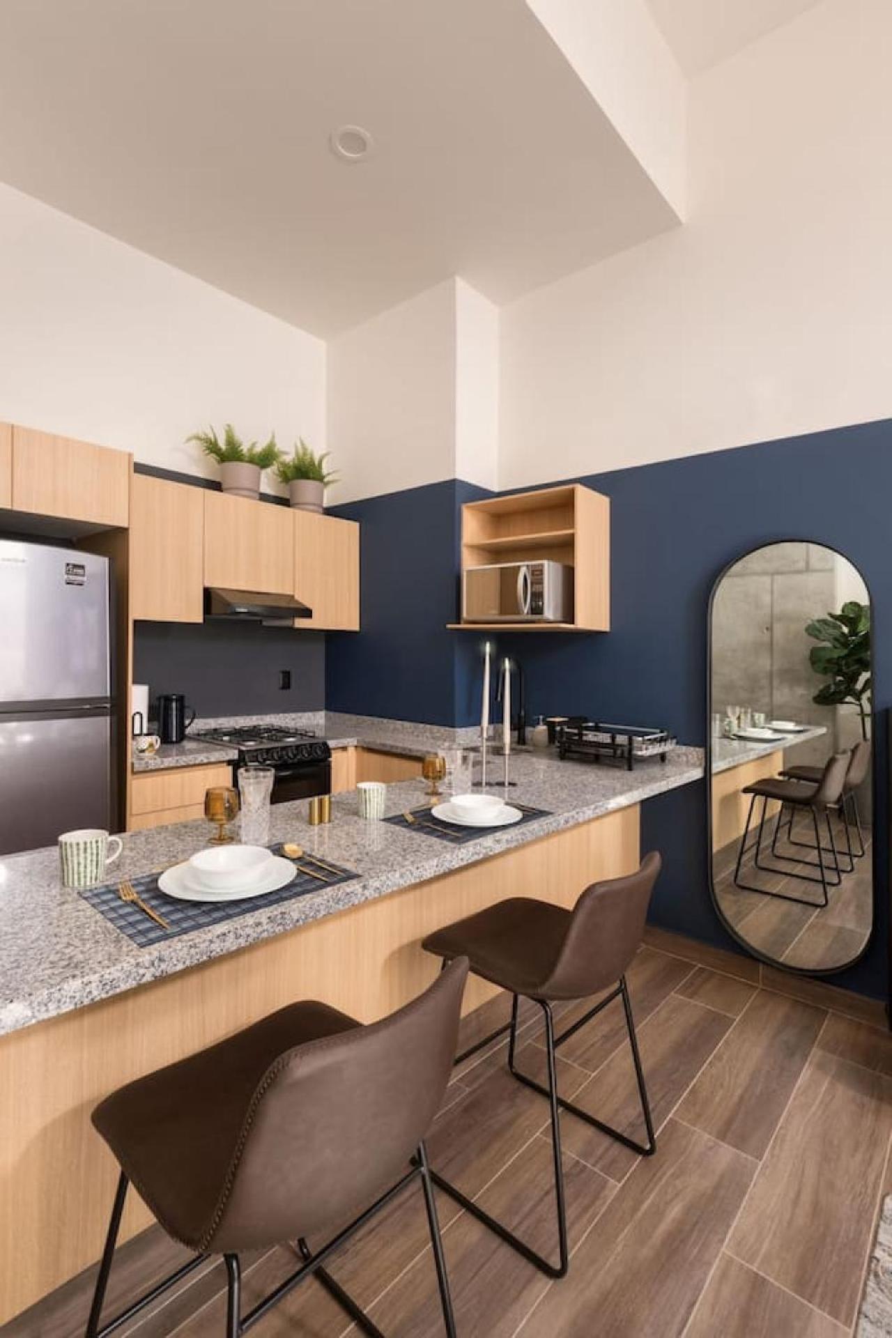 Apartamento Loft Elegante C Patio Cowork Y Terraza 1 Bd P Panamericano By Tribu