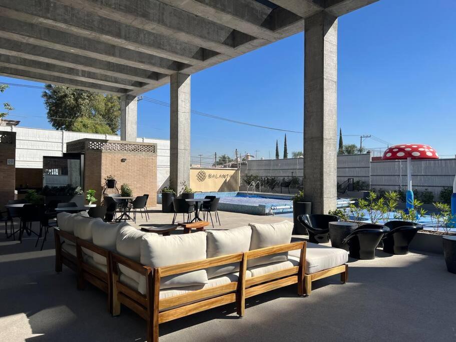 Depa Boho Al Sur Pet Friendly Piscina Gym Sala De Cine Apartment